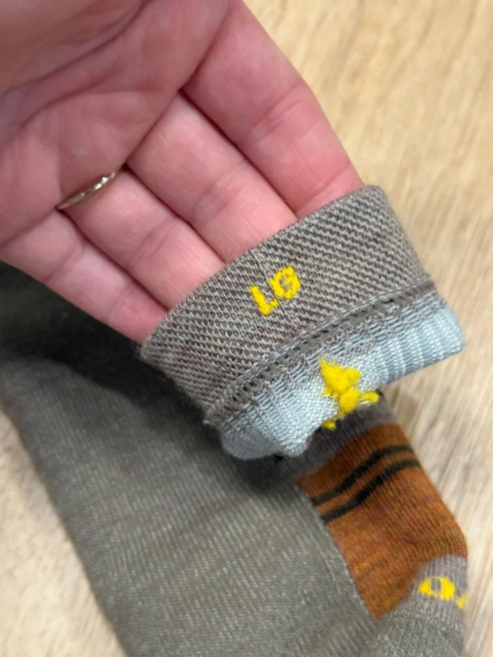 Smartwool Striped Crew Socks Size Large 9-11